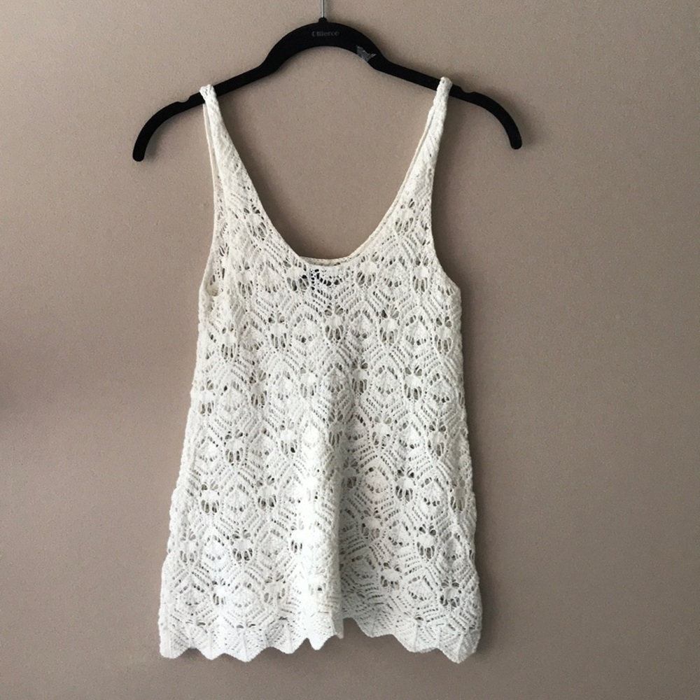 American Eagle Crochet Tank
